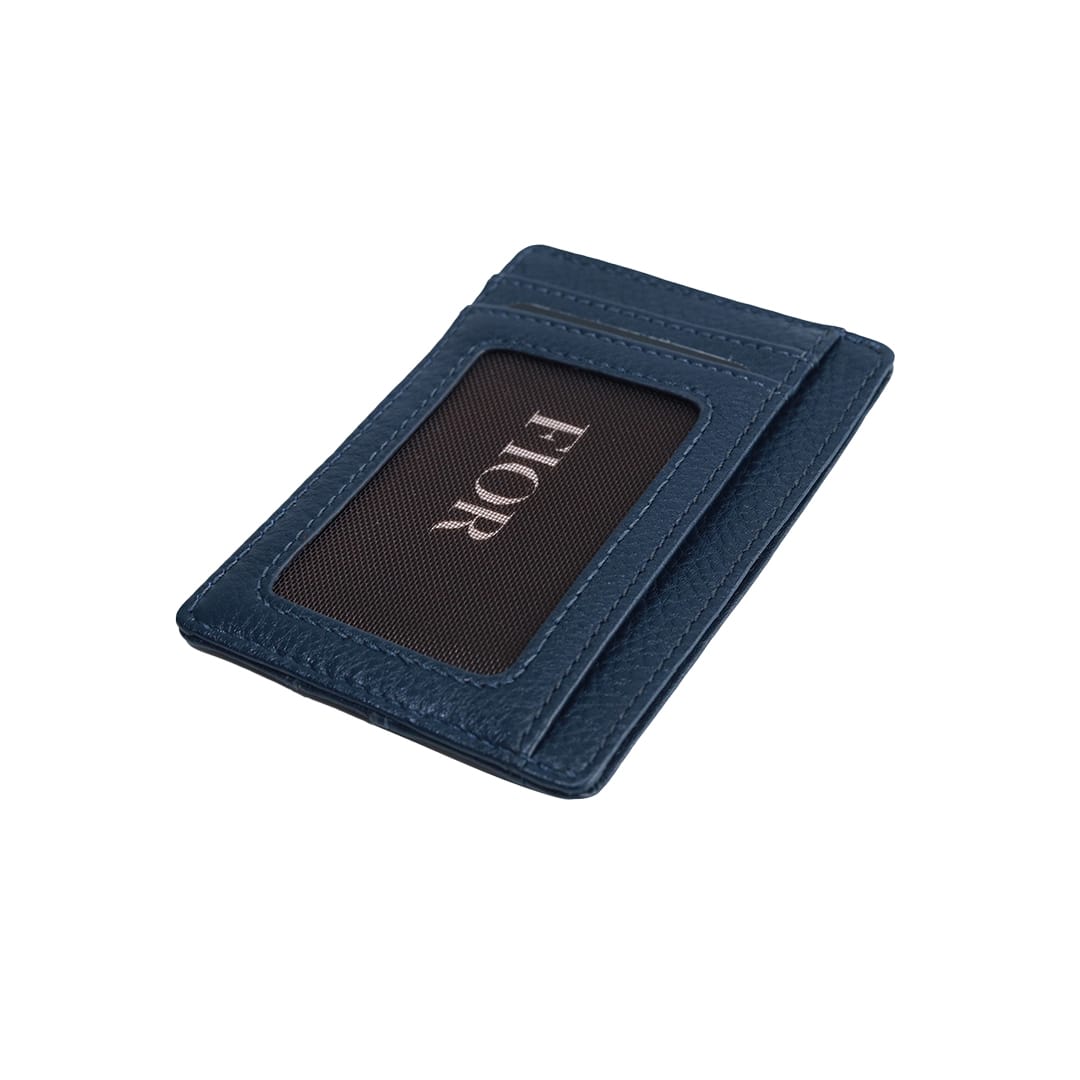 FIOR Slim Leather Card Holder Wallet with ID Window - Image 10