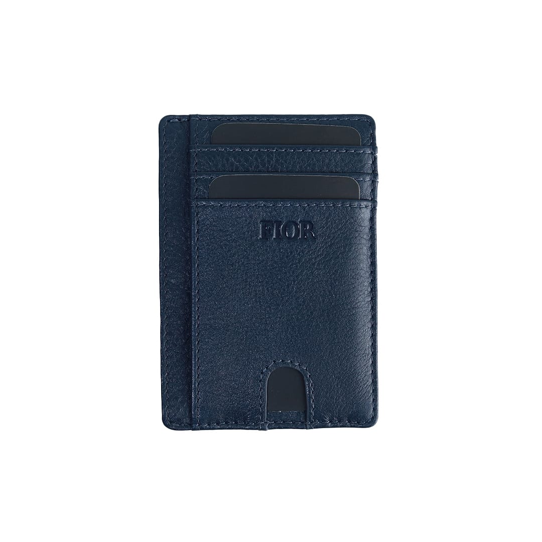 FIOR Slim Leather Card Holder Wallet with ID Window - Image 11