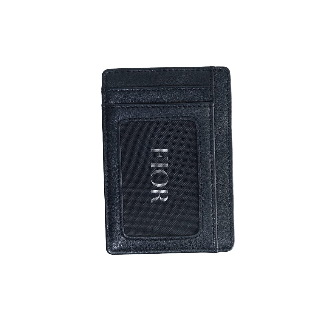 FIOR Slim Leather Card Holder Wallet with ID Window - Image 7